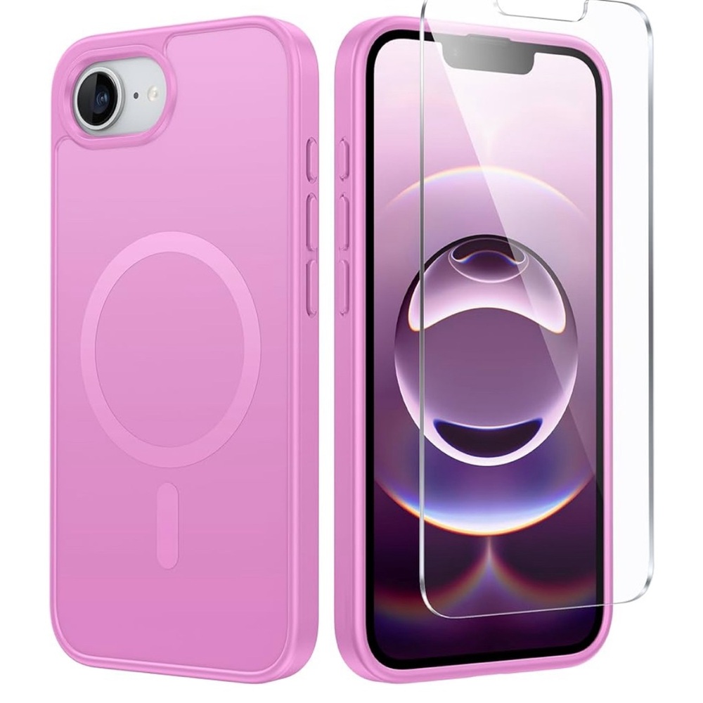 Unlisted Pink Protective Phone Case with Screen Guard